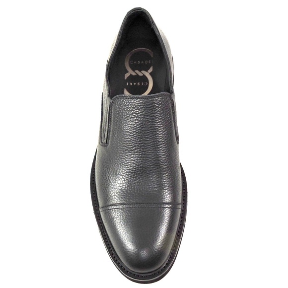 CASADEI ?? MEN\'S BLACK SOFT LEATHER COMFORT EXTRA LIGHT LOAFERS main image 6